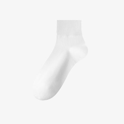 Plus Size Solid Color Soft Socks(6 Pairs)