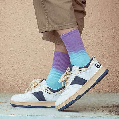 Fashion Gradient Color Quarter Socks(5 Pairs) - image 3