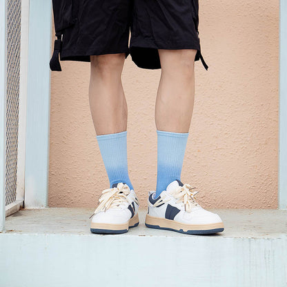 Plus Size Tie Dye Quarter Socks(5 Pairs)