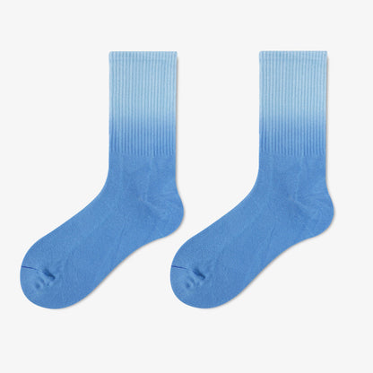 Plus Size Tie Dye Quarter Socks(5 Pairs)