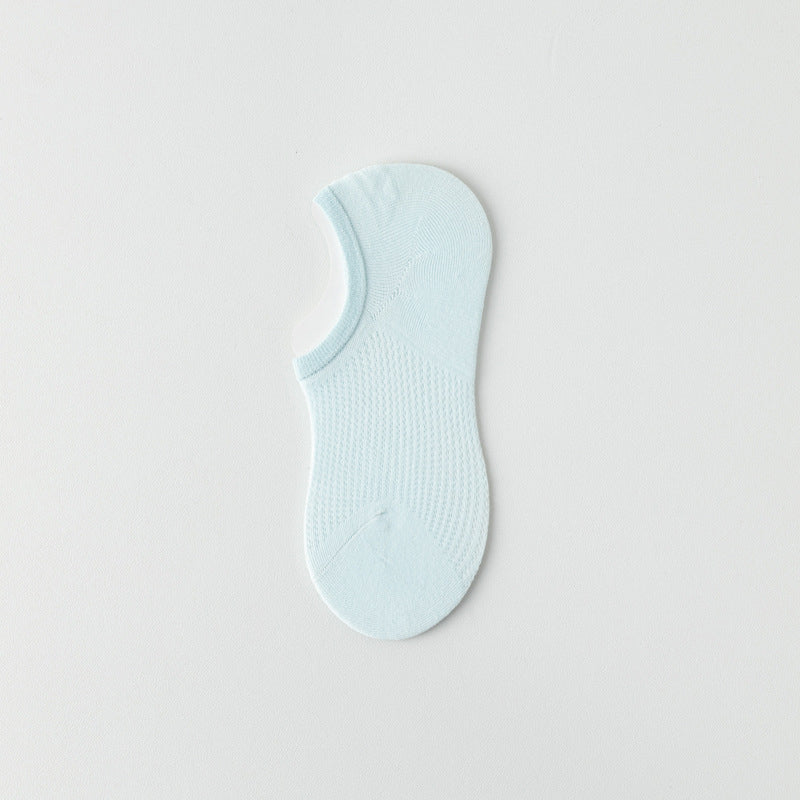 Low Cut Sports No Show Socks(10 Pairs) - Light Blue - EU36-40(US3-7) - image 11