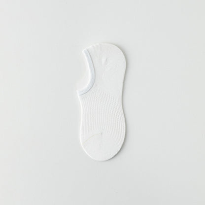 Low Cut Sports No Show Socks(10 Pairs) - White - EU36-40(US3-7) - image 12