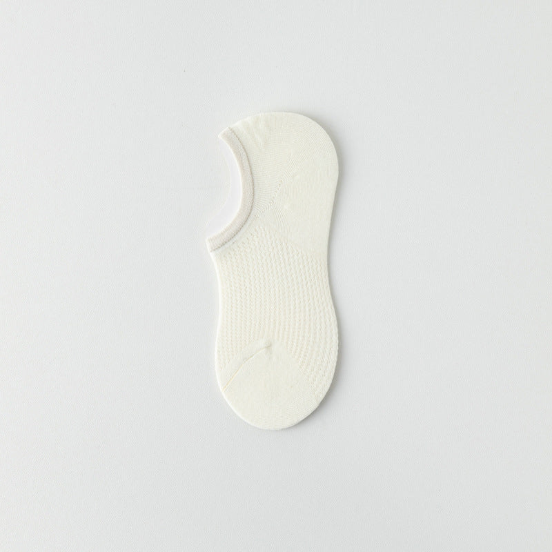 Low Cut Sports No Show Socks(10 Pairs) - Beige - EU36-40(US3-7) - image 17