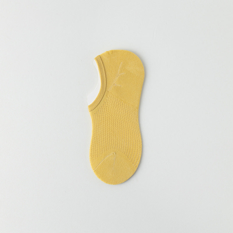 Low Cut Sports No Show Socks(10 Pairs) - Yellow - EU36-40(US3-7) - image 16