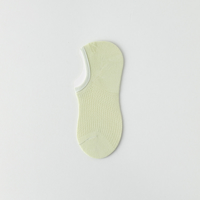 Low Cut Sports No Show Socks(10 Pairs) - Light Green - EU36-40(US3-7) - image 19