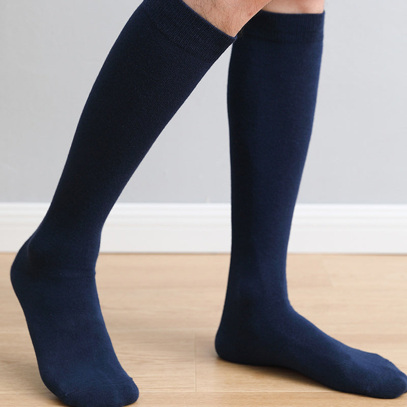 Elasticity Knee High Socks(3 Pairs) - image 7
