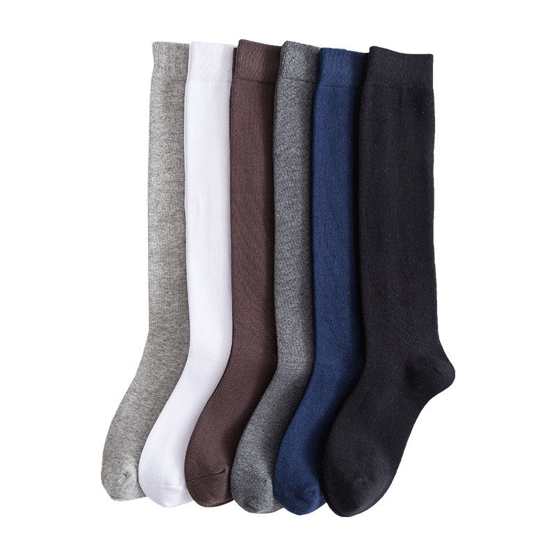 Elasticity Knee High Socks(3 Pairs) - image 14