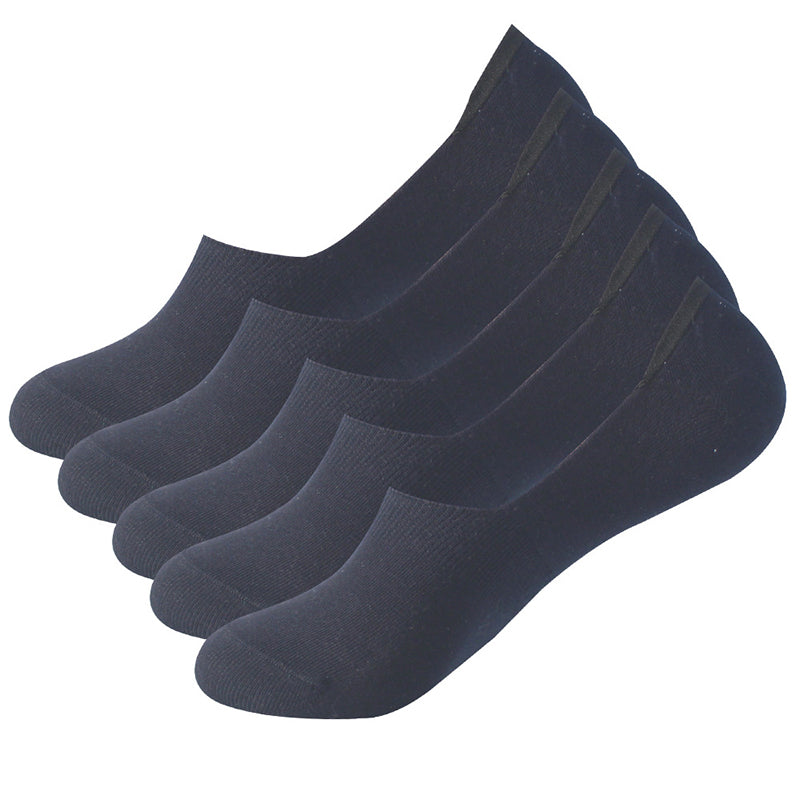 Sweat Absorption No Show Socks(10 Pairs) - Navy Blue - EU39-44(US6-10) - image 13