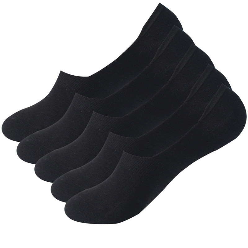 Sweat Absorption No Show Socks(10 Pairs) - Black - EU39-44(US6-10) - image 15
