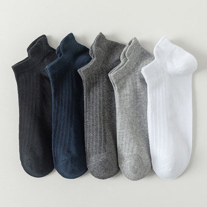 Mesh Breathable Ankle Socks(10 Pairs) - Multicolor*2 - EU44-50(US10-15) - image 14