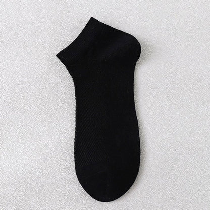 Athletic Mesh Ankle Socks(12 Pairs) - Black - EU36-45(US3-11) - image 11