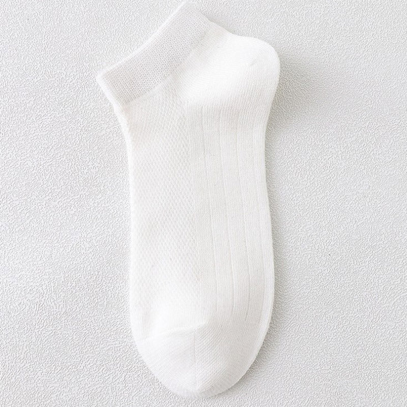 Plus Size Athletic Mesh Ankle Socks(12 Pairs) - White - EU36-45(US3-11) - image 13
