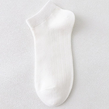 Plus Size Athletic Mesh Ankle Socks(12 Pairs) - White - EU36-45(US3-11) - image 13