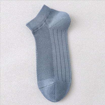 Athletic Mesh Ankle Socks(12 Pairs) - Blue - EU36-45(US3-11) - image 13