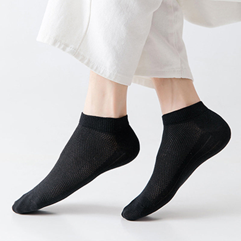 Plus Size Athletic Mesh Ankle Socks(12 Pairs) - image 4