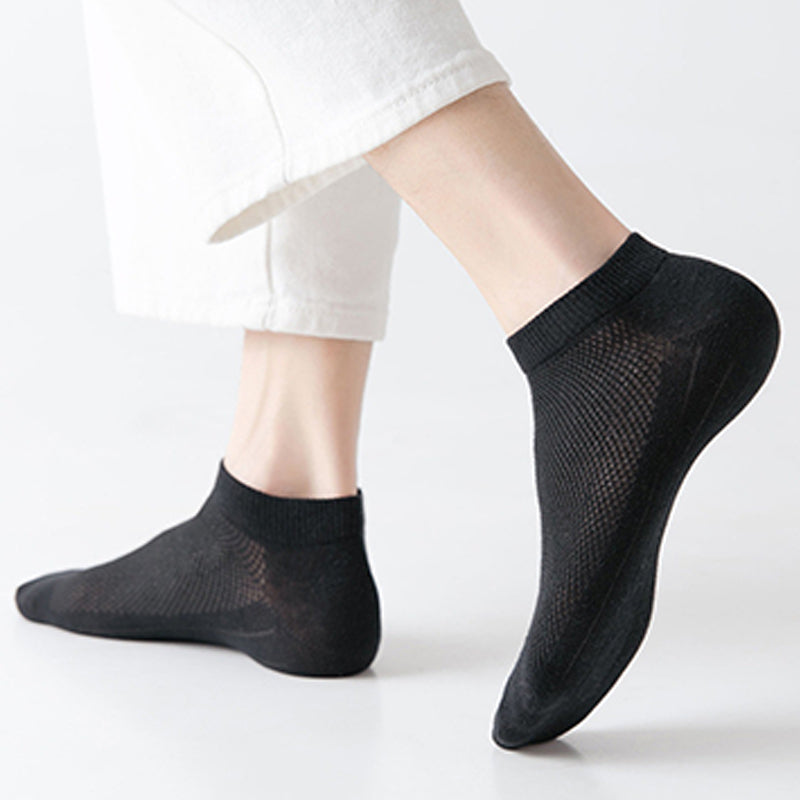 Plus Size Athletic Mesh Ankle Socks(12 Pairs) - image 5