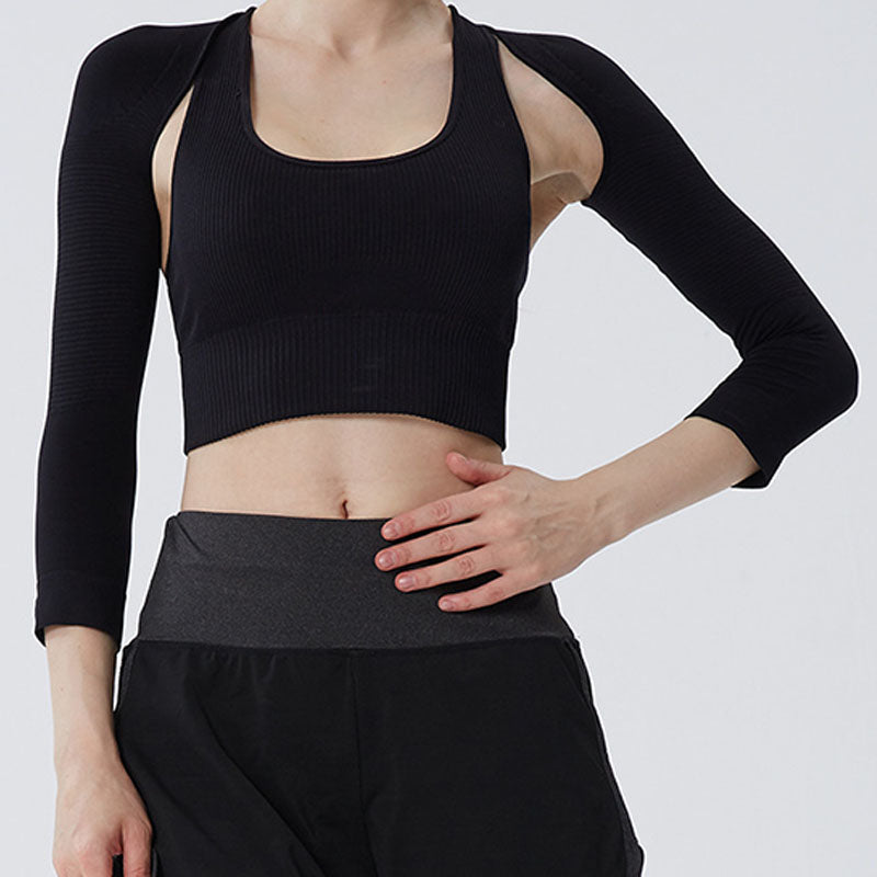 Elastic Compression Arm Shaper Back Shoulder - Black - L - image 1