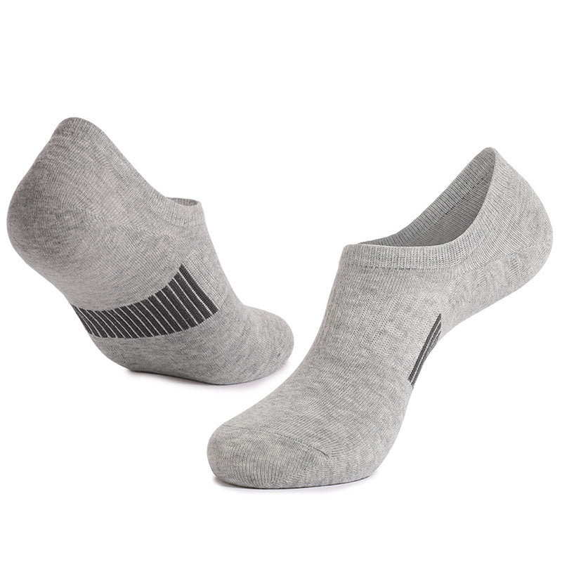 Classic Color Breathableal Ankle Socks(6 Pairs) - Grey - EU37-45(US4-11) - image 11