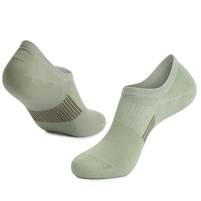 Classic Color Breathableal Ankle Socks(6 Pairs) - Green - EU37-45(US4-11) - image 12