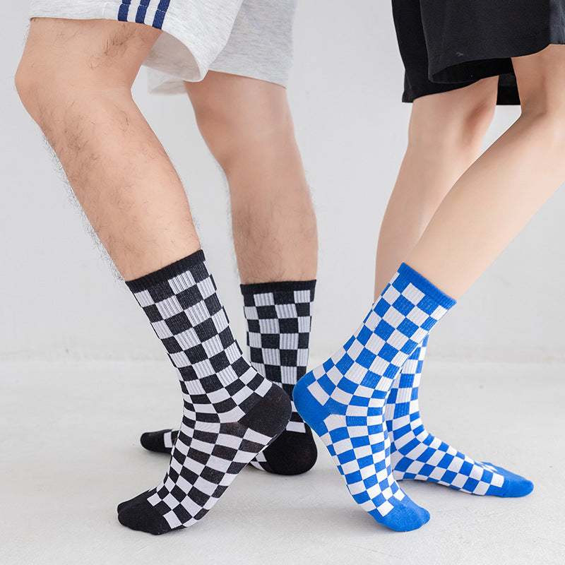 Checkerboard Quarter Socks(6 Pairs) - image 1