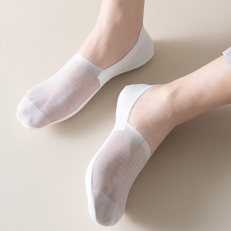 Ice Silk No Show Socks(5 Pairs) - image 4
