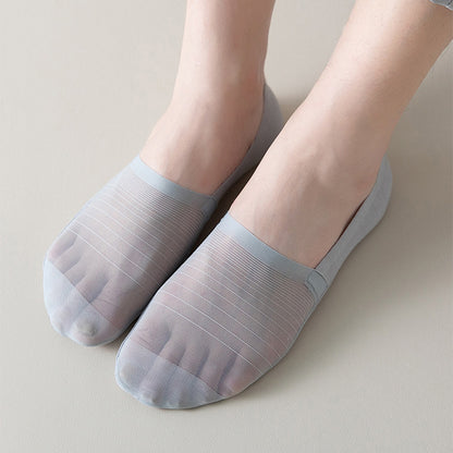 Ice Silk No Show Socks(5 Pairs) - image 6