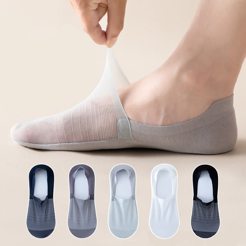 Ice Silk No Show Socks(5 Pairs) - image 0