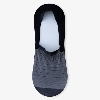 Ice Silk No Show Socks(5 Pairs) - Black - EU38-43(US5-9) - image 13