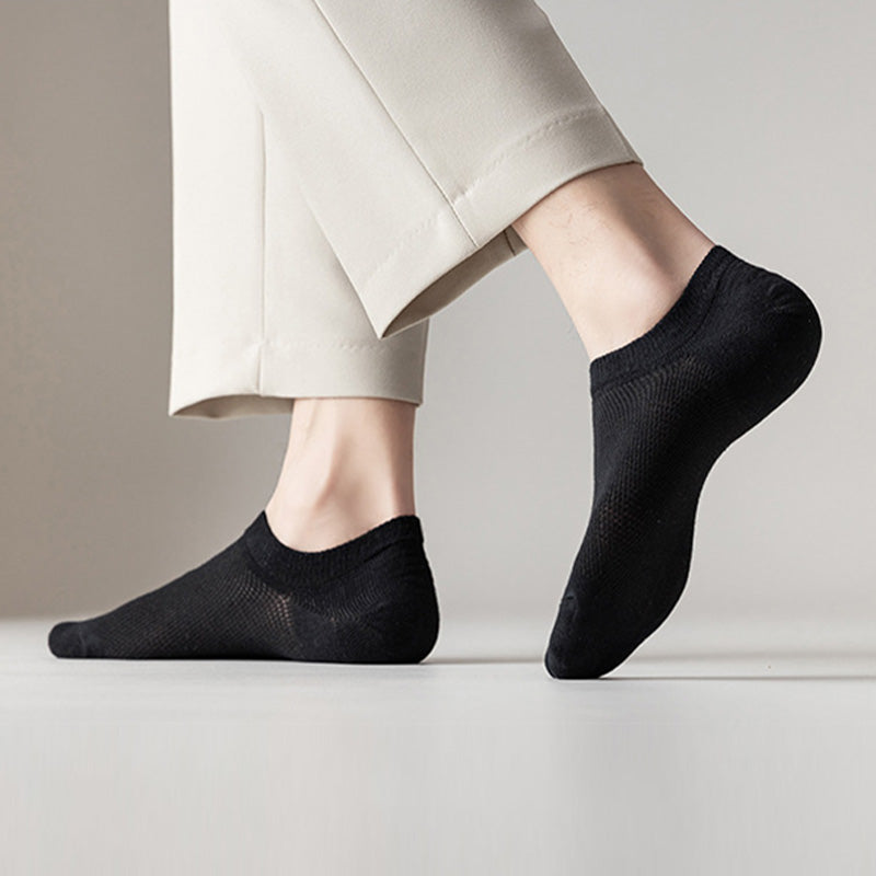 Mesh Non-slip Silicone Ankle Socks(11 Pairs) - image 2