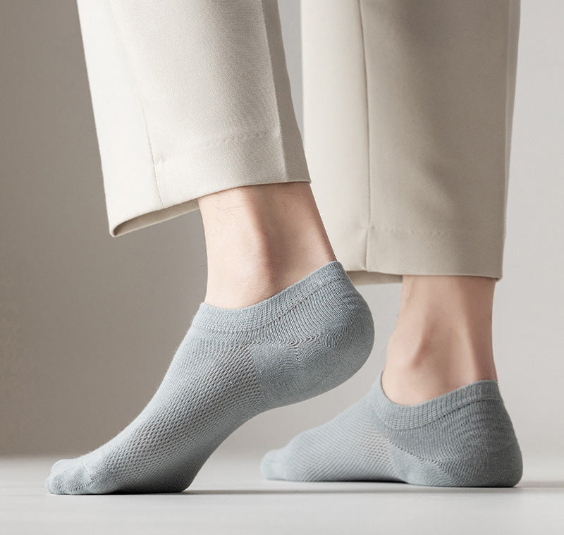 Mesh Non-slip Silicone Ankle Socks(11 Pairs) - image 7