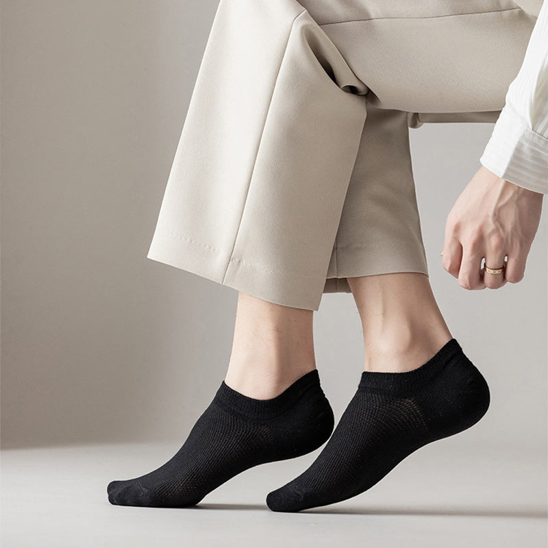 Mesh Non-slip Silicone Ankle Socks(11 Pairs) - image 3