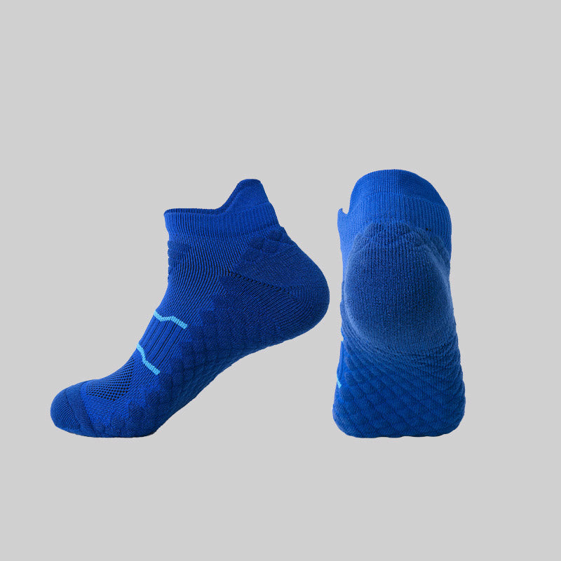 Quick Drying Sport Ankle Compression Socks(4 Pairs) - Blue - EU36-40(US3-7) - image 7