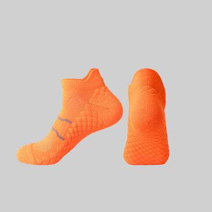 Quick Drying Sport Ankle Compression Socks(4 Pairs) - Orange - EU36-40(US3-7) - image 8