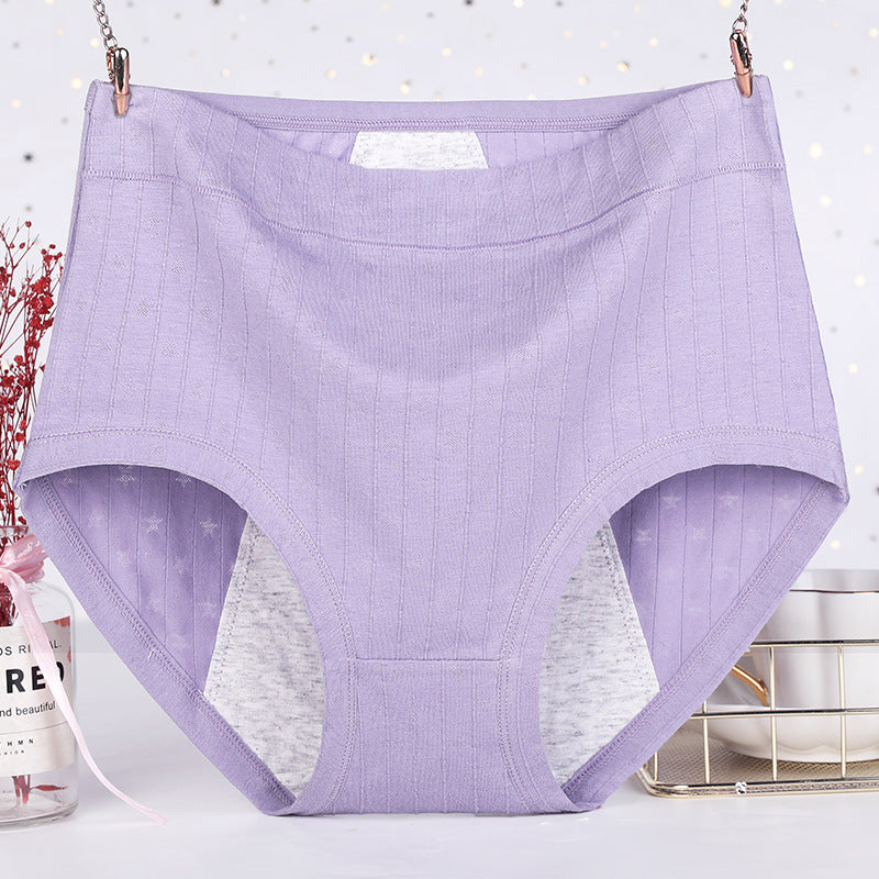 Soft Cotton Panty(5 Packs) - Purple - 6XL - image 7