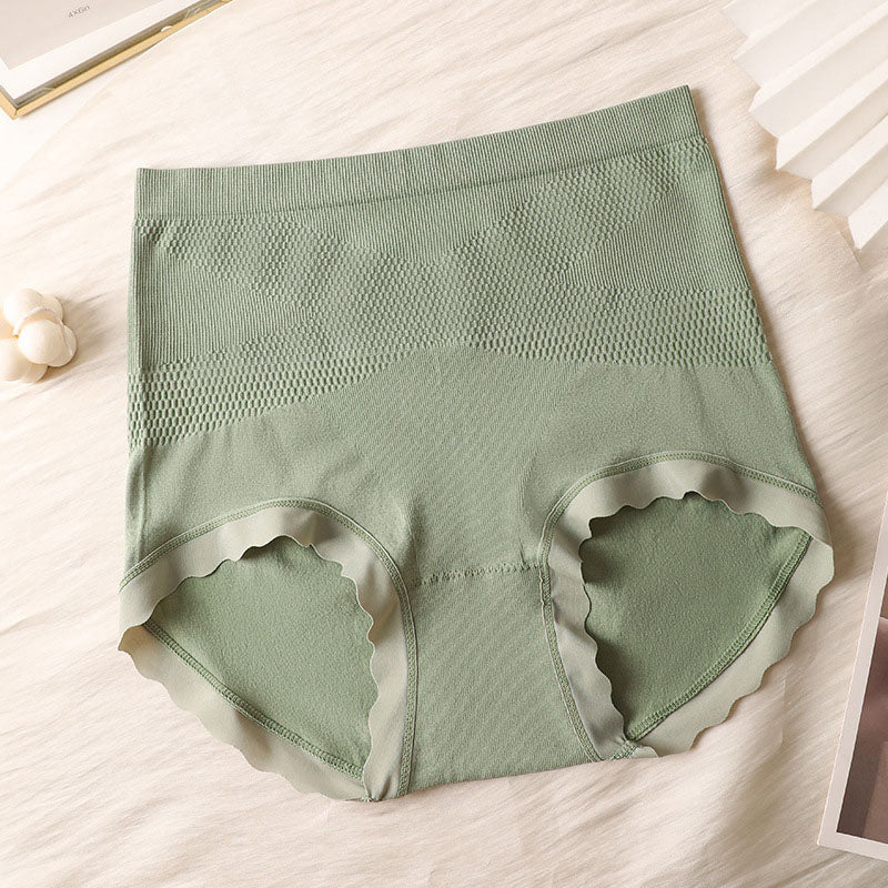 Shaping High Waist Panty(3 Packs) - Green - XL - image 5