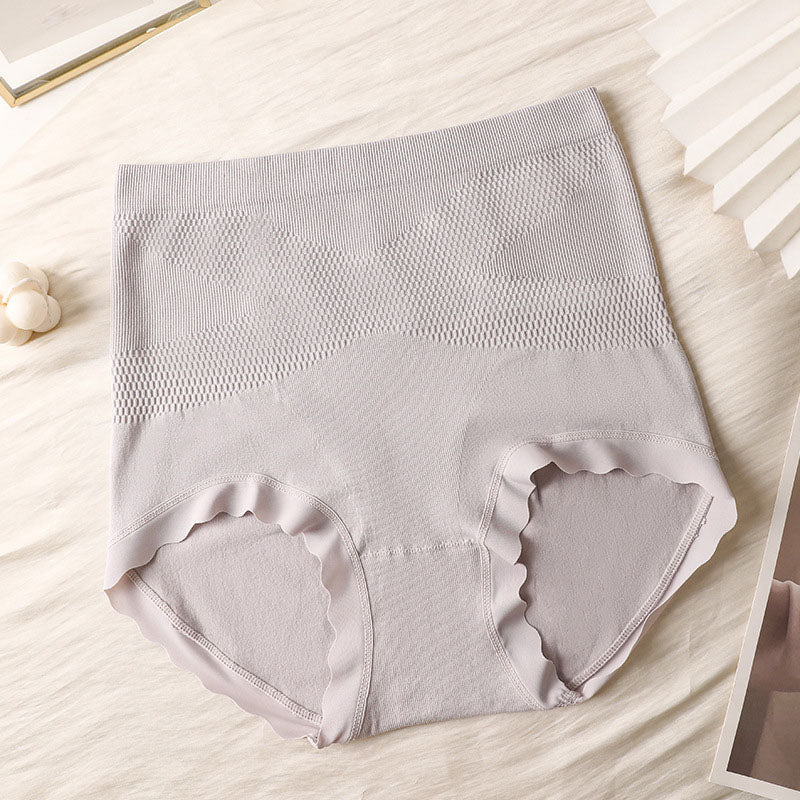 Shaping High Waist Panty(3 Packs) - Light Gray - XL - image 6