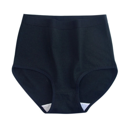 High Waist Cotton Panty(6 Packs) - Black - 3XL - image 15