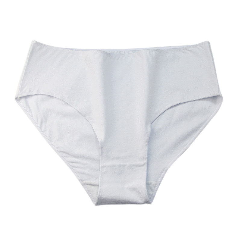 Full Coverage Hipster Panty(6 Packs) - White - 2XL - image 6