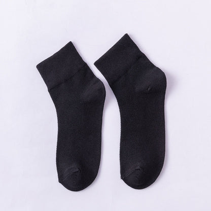 Solid Color Skin Friendly Quarter Socks(10 Pairs) - Black - EU36-38(US3-5) - image 12