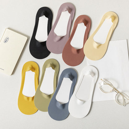 Cool Fabric No Show Socks(8 Pairs) - Multicolor - EU36-38(US3-5) - image 12