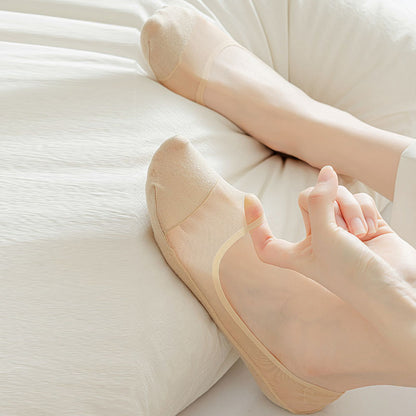 Ice Silk Mesh No Show Socks(4 Pairs) - image 9