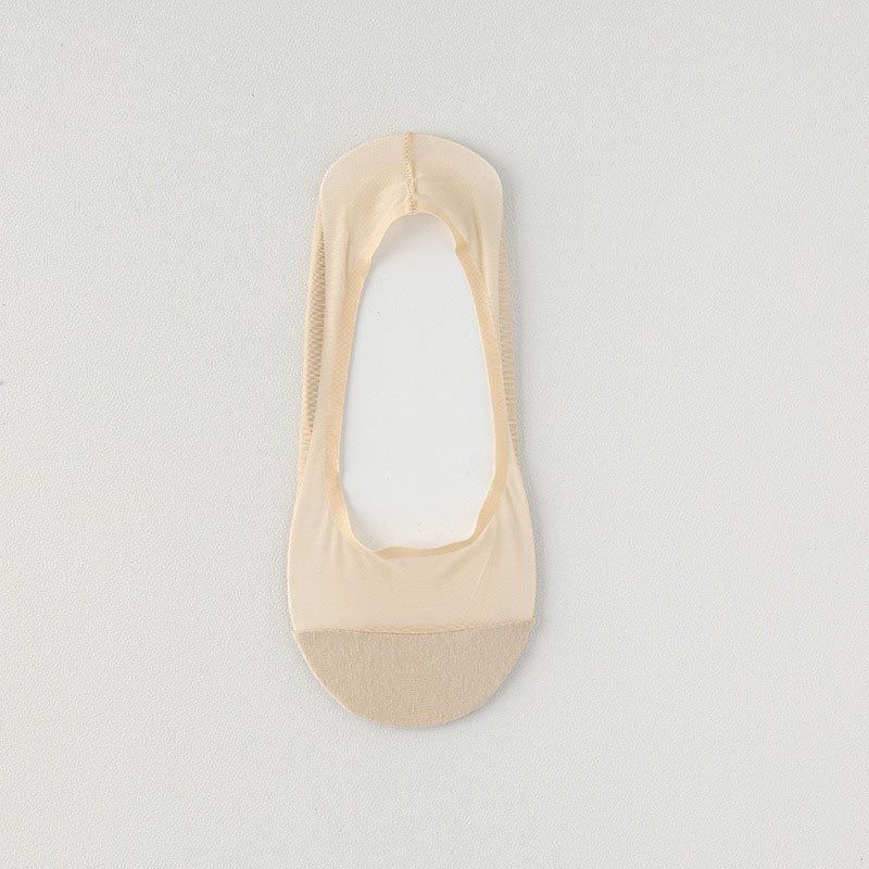 Ice Silk Mesh No Show Socks(4 Pairs) - Nude - EU36-38(US3-5) - image 13