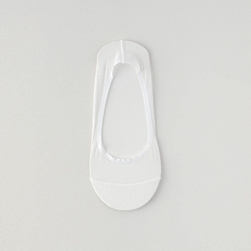 Ice Silk Mesh No Show Socks(4 Pairs) - White - EU36-38(US3-5) - image 15