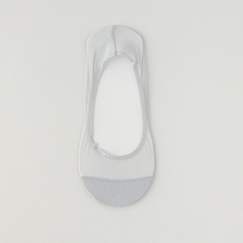 Ice Silk Mesh No Show Socks(4 Pairs) - Grey - EU36-38(US3-5) - image 14