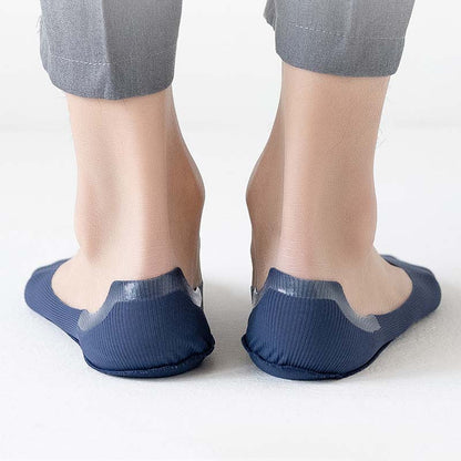 Ice Silk Striped No Show Socks(6 Pairs) - image 10