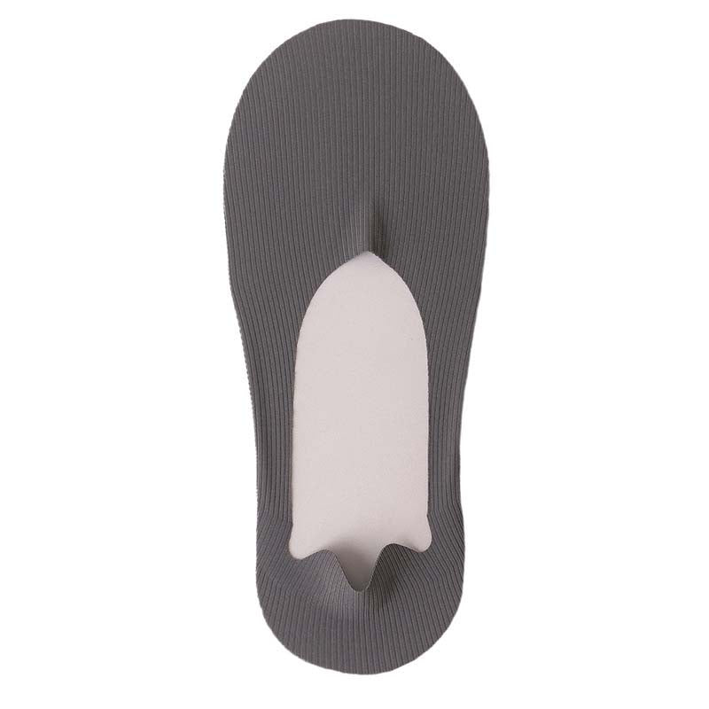 Ice Silk Striped No Show Socks(6 Pairs) - Dark Grey - EU39-46(US6-12) - image 18