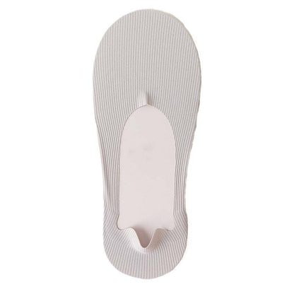 Ice Silk Striped No Show Socks(6 Pairs) - Light Gray - EU39-46(US6-12) - image 16