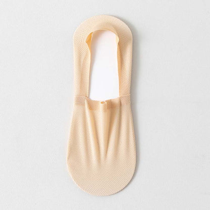 Classic Mesh No Show Socks(4 Pairs) - Nude - EU39-46(US6-12) - image 15