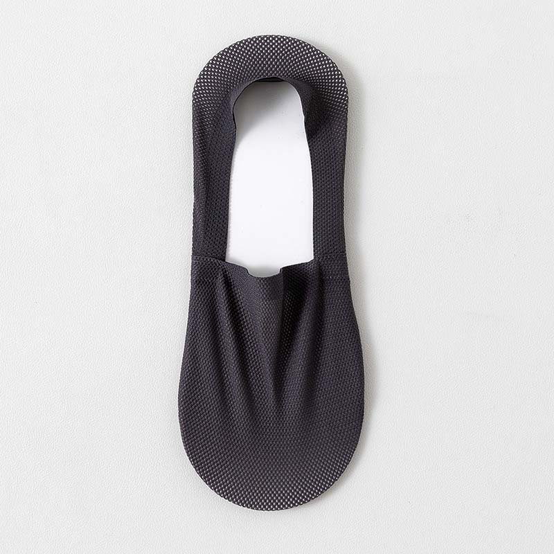 Classic Mesh No Show Socks(4 Pairs) - Dark Grey - EU39-46(US6-12) - image 22