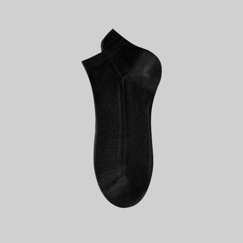 Plus Size Breathable Full Mesh Ankle Socks(7 Pairs)